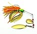 YOGAYET Fishing Hard Spinner Lure Spinnerbait Pike Bass 17.5g/0.62oz 5pcs