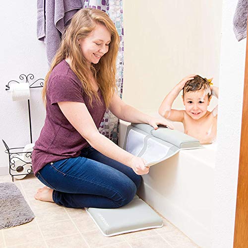 Bath Kneeler and Elbow Rest Pad, WaterResistant Baby Bath Tub Knee