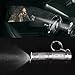 MCCC Mini Aluminum Led Ley Keychain Flashlight, Pocket Size LED Torch EDC Portable Emergency Light (Silver)