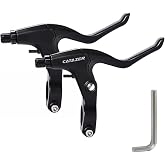 catazer 3 Fingers Universal Bike Brake Levers for 22.2mm Handlebar, 1 Pair | Aluminum Alloy, 3-Finger lightweight design, fits 22.2mm handlebar, for mountain bike road bike BMX bike