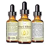 Best Organic Anti Aging Skin Care Product & Face Moisturizer - 20% Vitamin C + Hyaluronic Acid + Vit E, MSM, Essential Oils + Plant Extracts - Scientifically Proven - Vegan - No Paraben - Cruelty Free