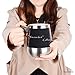 Self stirring coffee mug - Automatic mixing stainless steel cup - To stir your coffee, tea, hot chocolate, milk, protein shake, bouillon, etc. - Ideal for office, school, gym, home - 400 ml / 13.5 oz