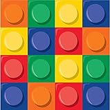 Building Block Party Lunch Napkins