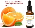 25% Vitamin C L-ascorbic Acid + 100% Hyaluronic Acid + Egf Serum Collagen Boost