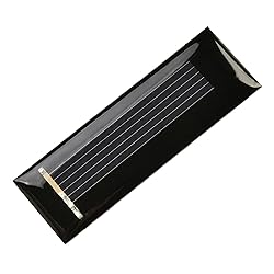 Fielect 5pcs 0.5V 100mA Solar Panel Polysilicon