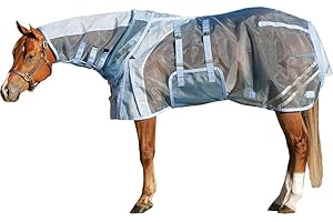 Schneiders Mosquito Mesh II Adjusta-Fit Horse Fly Sheets | Insect & UV Protection for Horses | Durable 350D Mesh | Reflective Safety Stripes