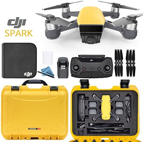DJI Spark + Custom Nanuk Waterproof Travel Case - Sunrise Yellow - Yellow Case