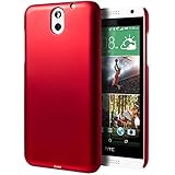 HTC Desire 610 Case, Cimo [Satin] Ultra Slim Matte Soft Touch Hard Case for HTC Desire 610 (2014) - Red