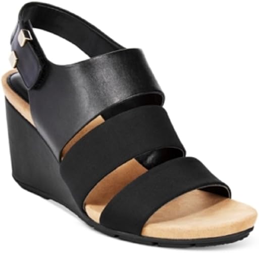 alfani black wedge sandals