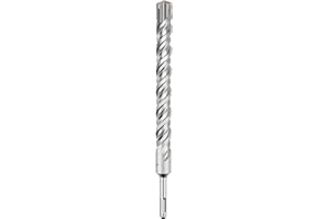 GRIXLEN 1 in x 8-1/4 in (25 x 210mm) SDS Plus Rotary Hammer Drill Bit, Concrete Drill Bit for Concrete, Brick, Cement and Stone, Length : 210mm / 8-1/4 inch, 1 inch （ 25mm
