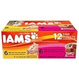 IAMS Pate Adult Wet Cat Food, Variety Pack Chicken & Beef, 3 oz. (Pack of 12)