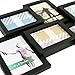 BestBuy Frames Wall Hanging Collage 6 Opening (3 - 4 x 6-Inch and 3 - 5 x 3.5-Inch) Picture Frame, Black