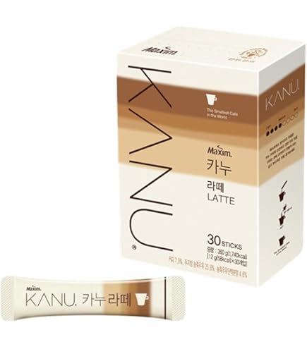 Amazon.com : Maxim Kanu Double Shot Latte Coffee 13.5gx 50sticks