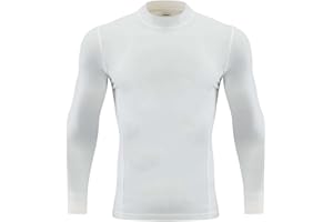 Boys Tshirts Boys Tshirts Long Sleeve Compression Shirt High Neck Athletic Top for Running Workout Stretch Training Tee Activ