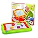Magnetic Drawing Board, Geekper Green Erasable Colorful Magna Doodle Drawing Board Toys for Kids Writing Sketching Pad, with 5 Shape Stamps