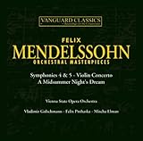Disco de Felix Mendelssohn: «Mendelssohn: Orchestral Masterpieces» (Anverso)