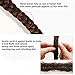 FESHFEN Long Cute Fishtail Braided Ponytail Clip in/on Braided Rope Hair Chignon Drawstring Braid Fishtail Plait Ponytail Hair Extensions Hairpiece 19 Inch 130g Pale Golden Blonde and Bleach Blonde