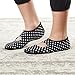 Nufoot Women's Mary Jane Slipper Black/White Polka Dots Large