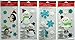 Winter Gel Clings, 4 Sheets