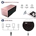 HongTang Portable Bluetooth Speaker with Loud Stereo Sound. Wireless Speaker (Rose Gold)