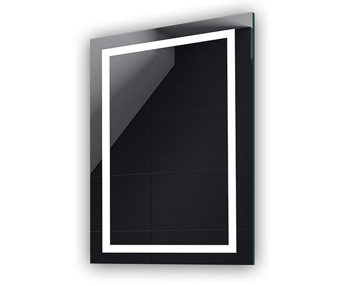 FORAM 500x700 mm Led Illuminated Mirror by Artforma Battery Operated