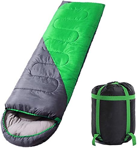 Sleeping Bag Outdoor Camping Portable Waterproof Spliced Double Widened Envelope Lightweight For 4 Season Compression Sack Green 2.2lb