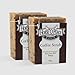 Handmade Herbal 100% Raw Goat Milk Coffee Scrub Soap (2 Pack - 4.5oz./Bar)