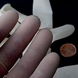Finger Cot Protectors [Max-Protect Series] - Super Durable and Flexible Latex Rubber [20 Pack] - Large