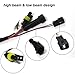 H4 Hid Bulbs 8000K 35w 9003 Xenon Headlight Bulb Bi xenon Light Kit High Low Dual Beam Replacement for Auto Car Automotive Pack of 2