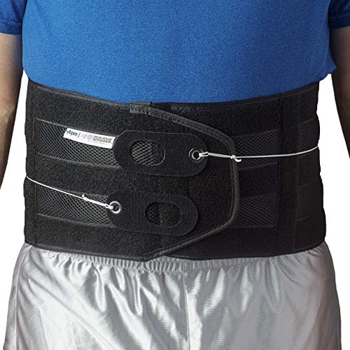 Aspen Quikdraw PRO Back Brace, Patented Pulley System for Targeted Compression, Back Braces for Lower Back Pain Relief for Herniated Disc, Sciatica, Scoliosis for Men & Women, Black Large - Thumbnail 2