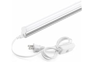 (1 Pack) Barrina T5 LED Shop Light, 4FT, 2200lm, 6500K (Super Bright White), 20W, Utility Shop Light, Ceiling and Under Cabin