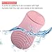 SIXPLUS Silicone Facial Cleansing Brush Deep Cleanse and Exfoliating (Pink)