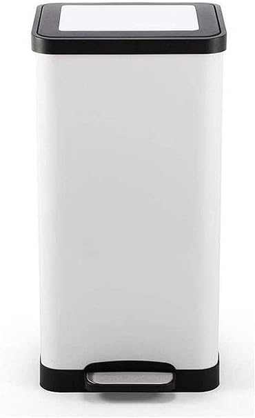QTWW Cubos de Basura para Interiores, 15 litros de Acero Inoxidable
