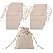 Mudder 20 Pack Muslin Bags Drawstring Muslin Bag for Wedding Party Favor and DIY Craft, 4.7 by 3.5 Inch