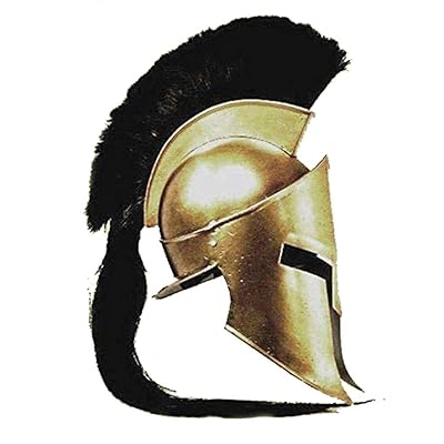 Buy Medieval Spartan Helmet King Leonidas 300 Movie Helmet Replica Role Play Helmet Black Plume Online In Kazakhstan B08d9r2ycx