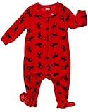 Footed Fleece Sleeper Moose 3 Toddler