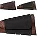 BRONZEDOG Buttstock Ammo Holder Shotgun Shell Pouch 12 (16) Ga 7.62 Caliber Adjustable Rifle Stock Cartridge Holder Hunting Accessories Right Handed Black Brown Khaki