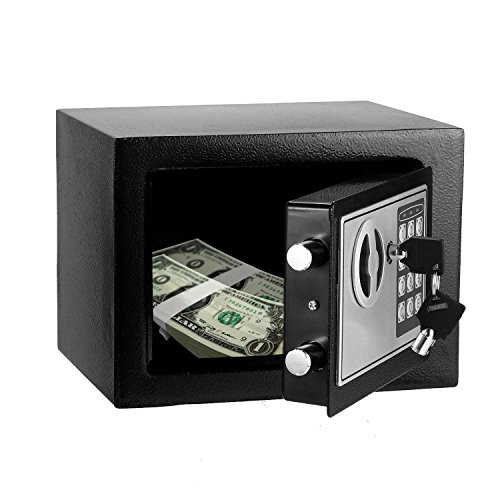 image for Vividy Mini Security Safe, Electronic Digital Steel Security Box, Safe