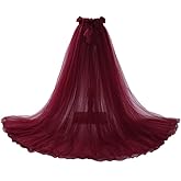 Women 5-Layers Tulle Tutu Long Train Skirts Wedding Party Cocktail Prom Bandage Mesh Maxi Dress