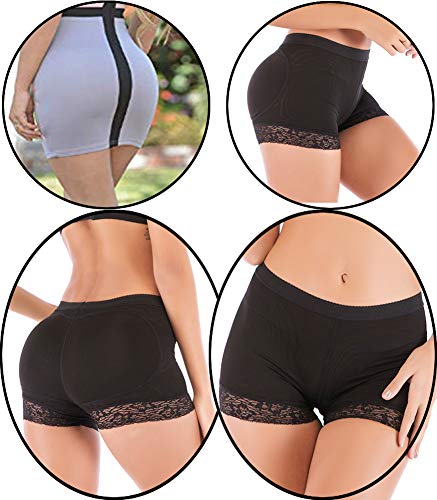 3 Womens+Seamless+Panties+Enhancer+Underwear