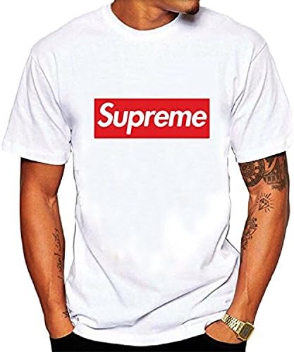 Men39;s Supreme Box Logo Tee shirt M White Medium