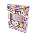 Hot Focus Pop Nail Glitz - 3D Emoji Nail Art Kit for Girls - 53 Piece Set Includes 3D Press on Nails, Nail Stickers, Nail File and Ring
