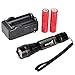 WindFire® New Super Bright Wf-501b Cree Xm-l T6 LED 1000 Lumens 1 Mode 3.7-18v Flashlight plus 2x WindFire 4000mAh 18650 Rechargeable Batteries and Smart AC Charger