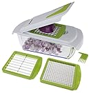 Freshware KT-405 4-in-1 Onion Chopper, Vegetable Slicer, Fruit and Cheese Cutter Container with Storage Lid