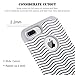 BENTOBEN Shockproof Slim Anti-Scratch Dual Layer Hybrid Hard PC Cover Soft Silicone Bumper Stripe Wave Protective Phone Case for iPhone 8 Plus/iPhone 7 Plus Rose Gold/Gray