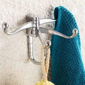 Zinc Alloy Bathroom Dragonfly Wall Hook Clothes Hanger Hat Towel Holder by A+
