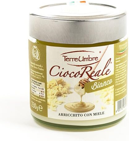 CiocoReale White Chocolate and Honey Spread by Terre Umbre (230 gram)