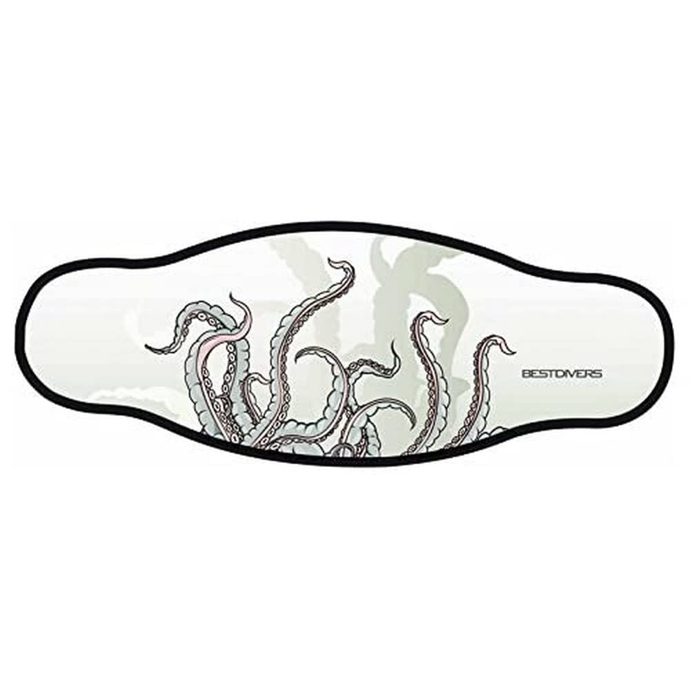 Best divers IN/Ten, Neoprene Mask Strap, Double Sheet, Tentacles