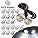 YITAMOTOR 20 X 23mm Eagle Eye High Power 5730 LED White Fog Daytime DRL Backup bulbs 9W