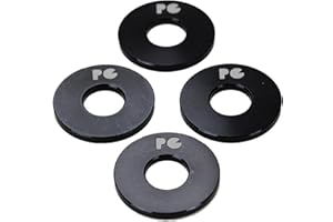 Porkchop BMX Aluminum Bicycle Axle Washers for 3/8" axles (Set of 4)